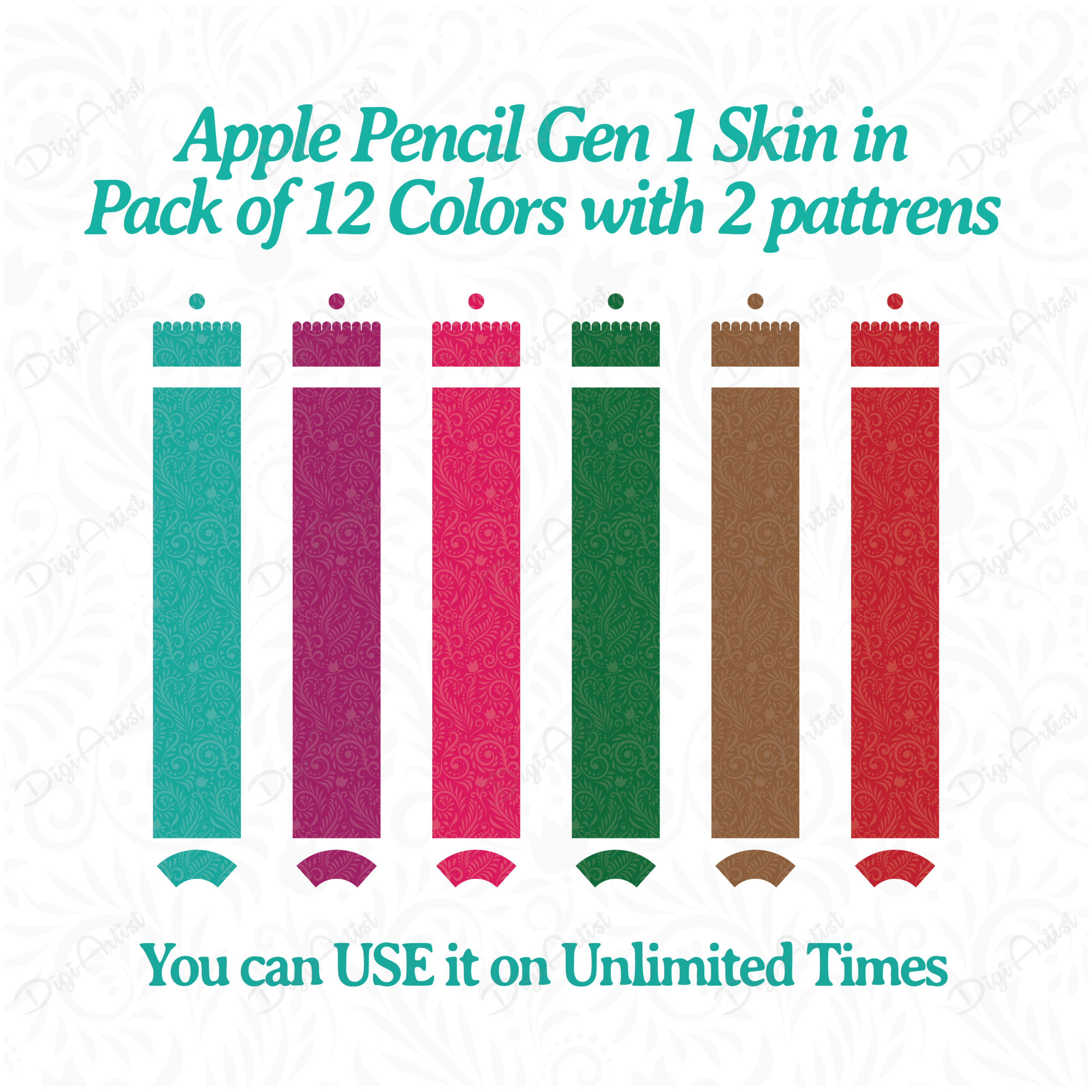 #apple-pencil-gen-1 #apple-pencil-skin #apple-pencil-template #apple-pencil-series #thedigiartist-store #digiartist-store #custom-template