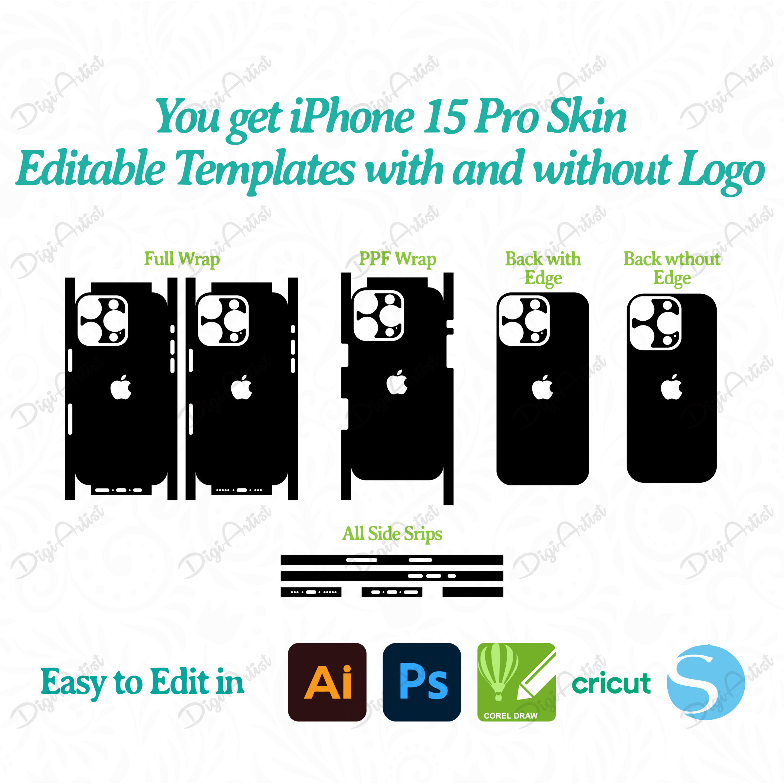 #iphone-15-pro #iphone-template #iphone-15-series #thedigiartist-store #digiartist-store #custom-template