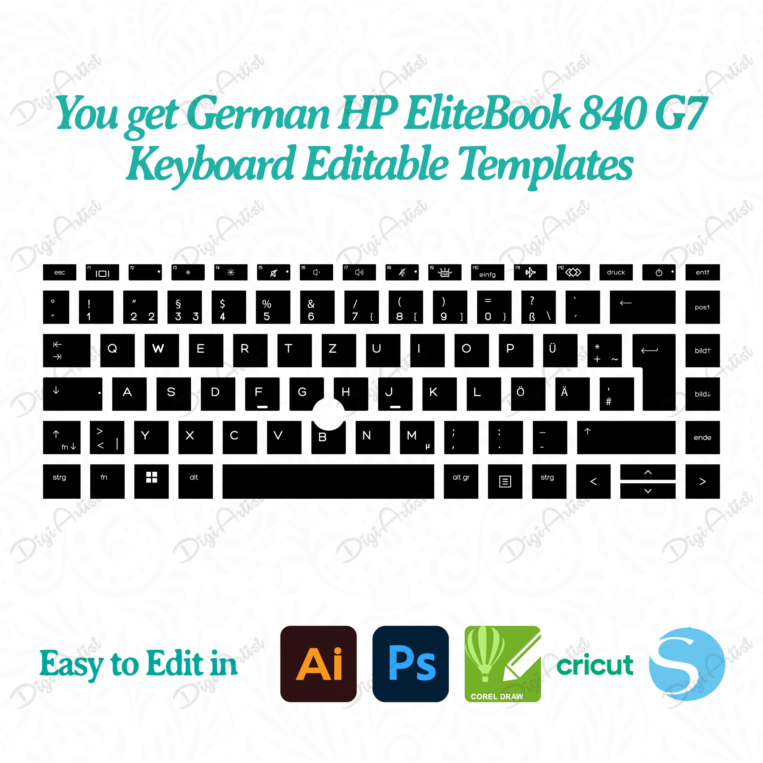 german-hp-elitebook-840-g7-keyboard-editable-template